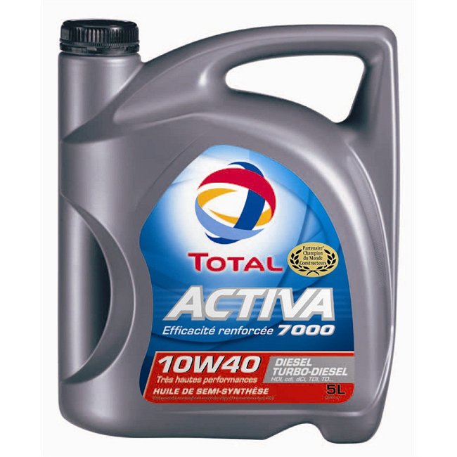 Huile TOTAL Activa 7000 10W40 Diesel 5 L : Norauto.fr