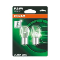 2 ampoules OSRAM Ultra Life P21W 12V 21W