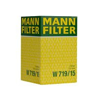 MANN-FILTER W 719/15 – Filtro Olio Per Auto E Veicoli Commerciali, Alta Qualità, Dimensioni 76x62x71 Mm