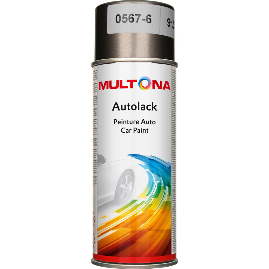 Bombe De Peinture Argent Brillant Multona 400 Ml 601028