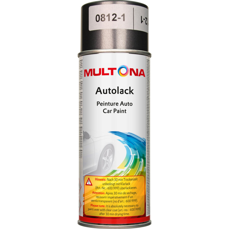 Bombe De Peinture Gris Brillant Multona 400 Ml 601227