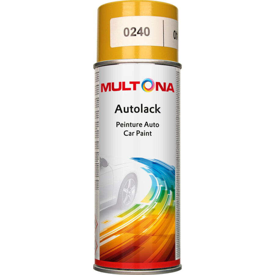 Bombe De Peinture Jaune Brillant Multona 400 Ml 600240