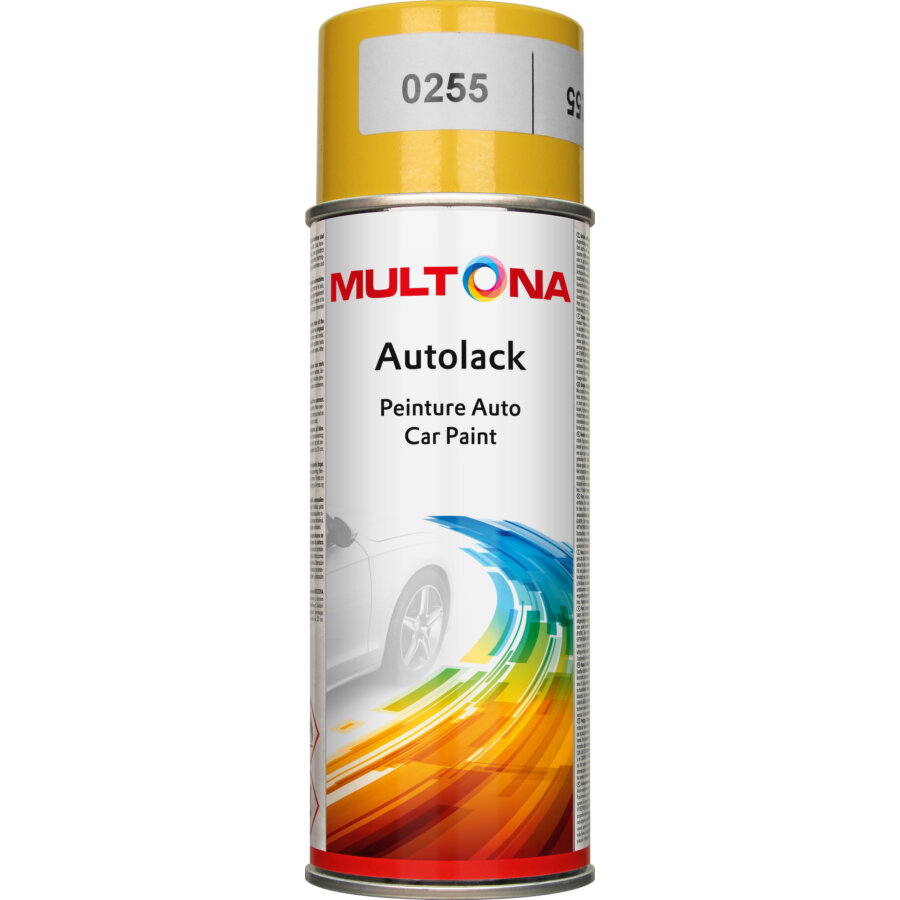 Bombe De Peinture Jaune Brillant Multona 400 Ml 600255