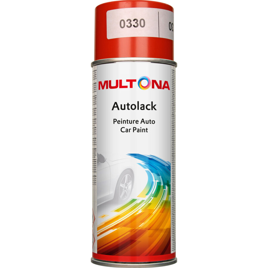 Bombe De Peinture Rouge Brillant Multona 400 Ml 600330