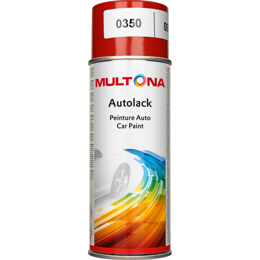 Bombe De Peinture Rouge Brillant Multona 400 Ml 600350