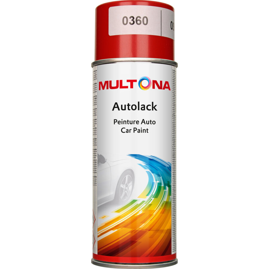 Bombe De Peinture Rouge Brillant Multona 400 Ml 600360
