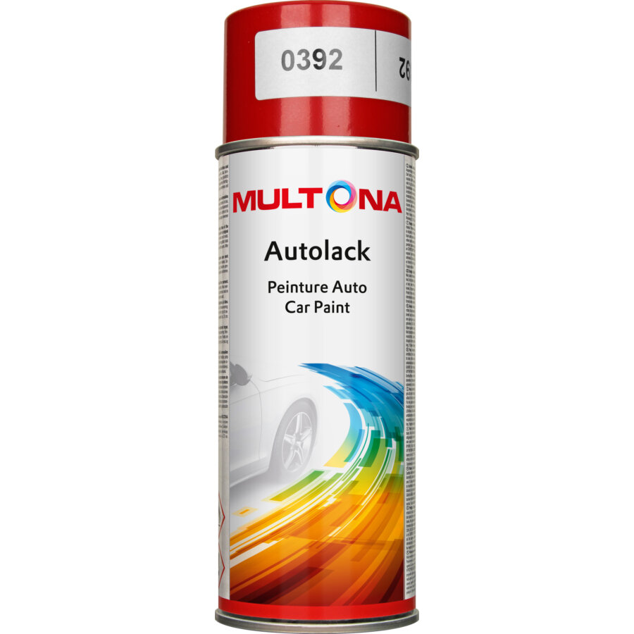 Bombe De Peinture Rouge Brillant Multona 400 Ml 600392