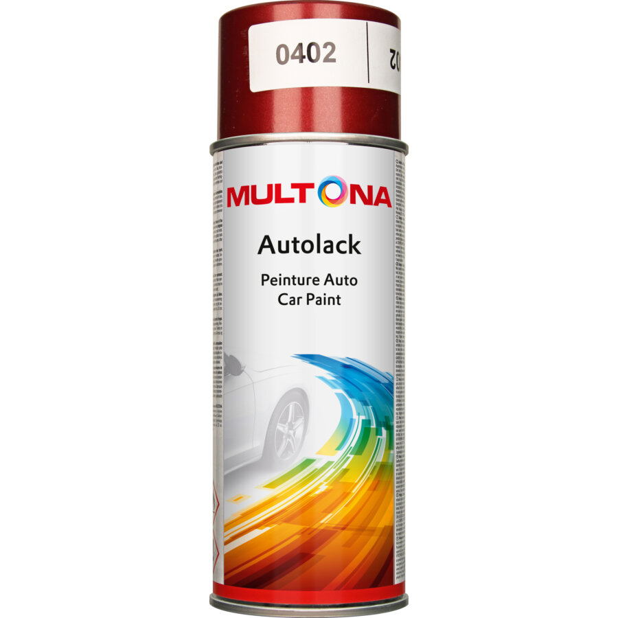 Bombe De Peinture Rouge Brillant Multona 400 Ml600402