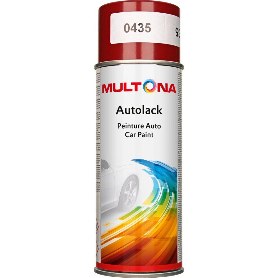 Bombe De Peinture Rouge Brillant Multona 400 Ml600435