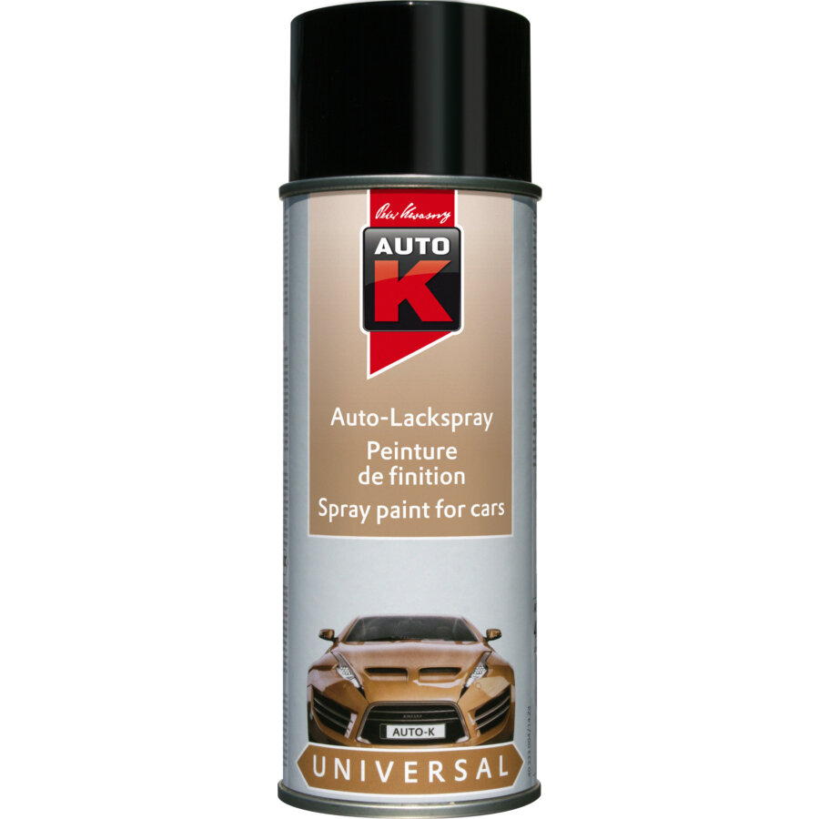 Bombe De Peinture Noir Brillant 400 Ml 233005