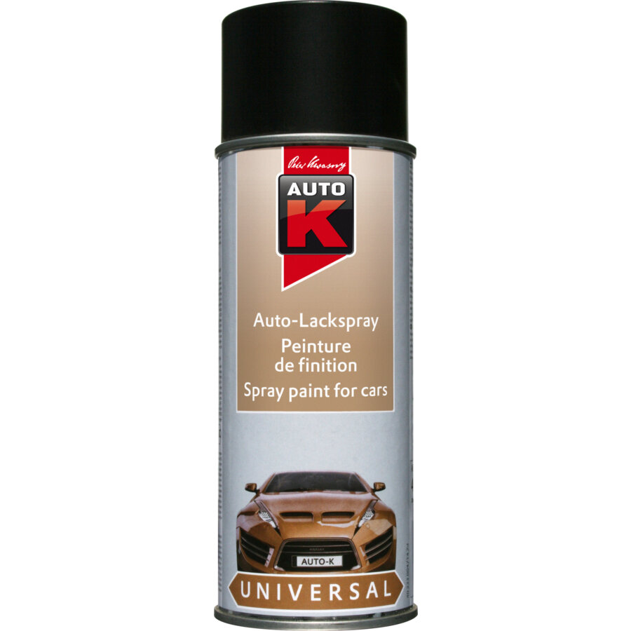 Bombe De Peinture Noir Satiné 400 Ml 233061