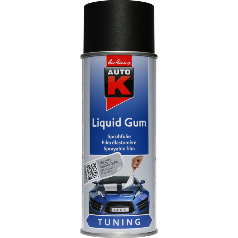 Bombe De Peinture Noir Brillant Auto-k 400 Ml233250