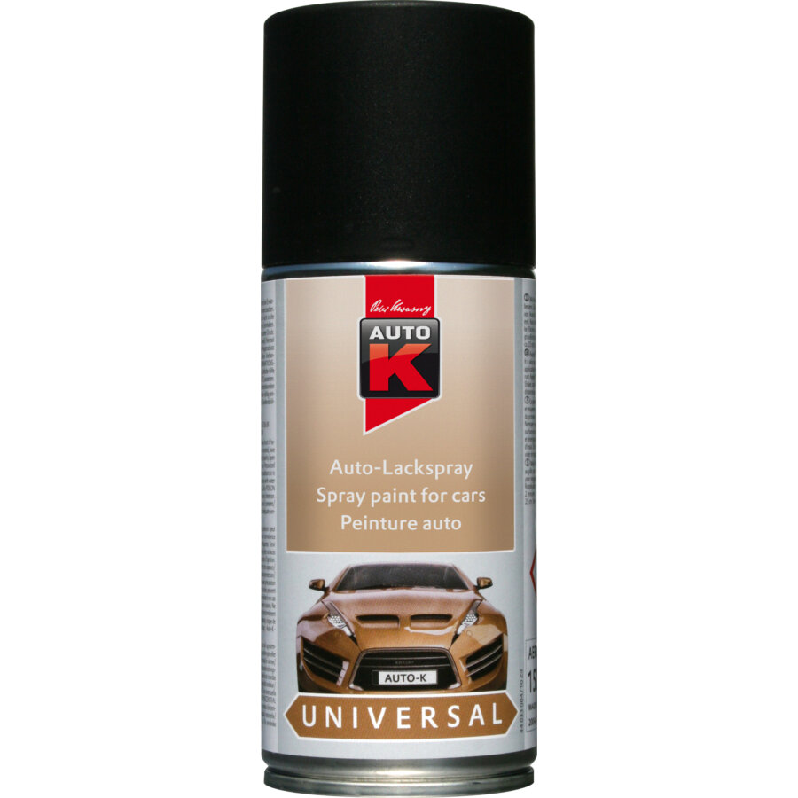 Bombe De Peinture Noir Mat 150 Ml 33021