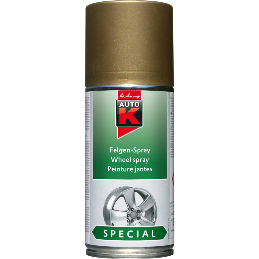 Bombe De Peinture Jantes Or 150ml 33038
