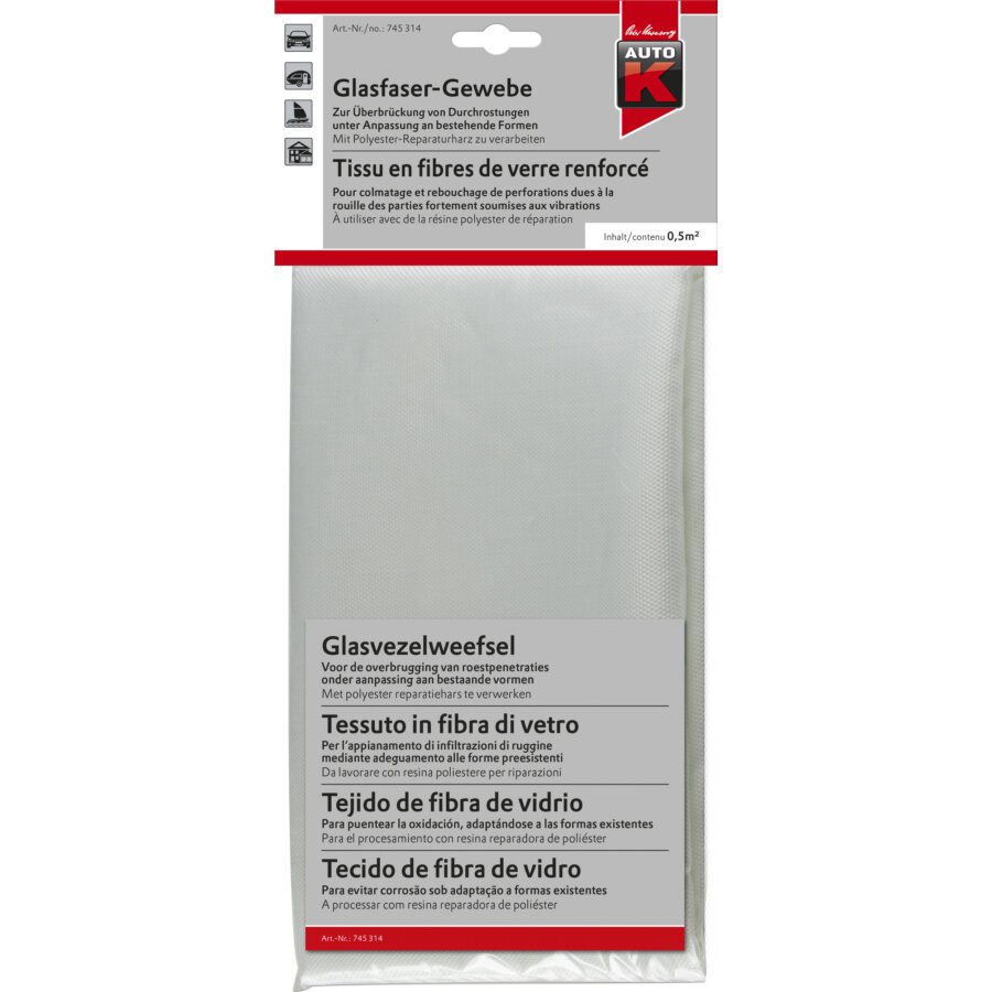 Tissu En Fibres De Verre Renforcé Auto-k