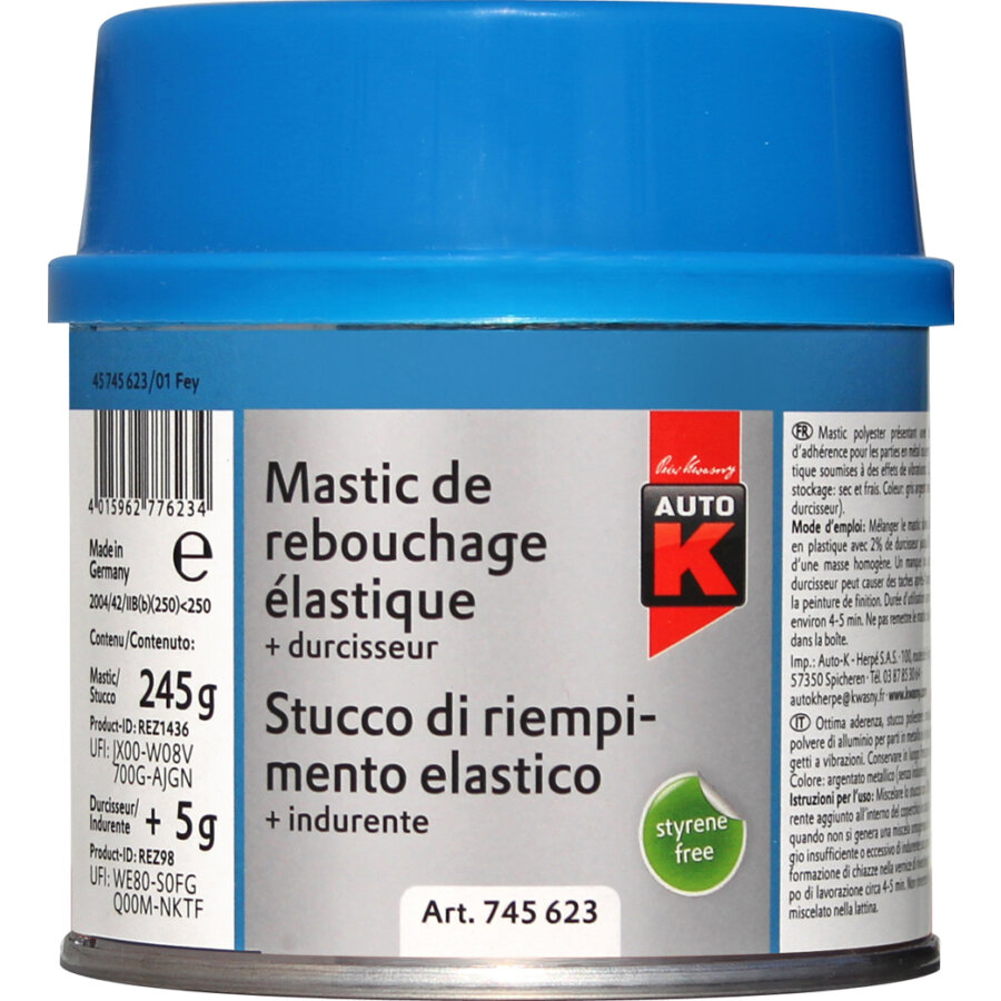 Mastic Élastique Auto-k 250 G