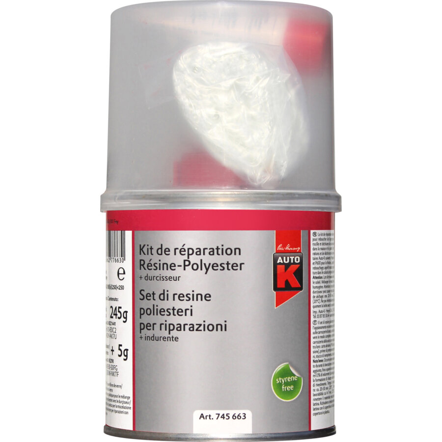 Set Resin Reparation Poly.250g