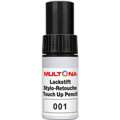 Stylo de retouche Blanc Brillant MULTONA 501001 9 MILLILITER ml