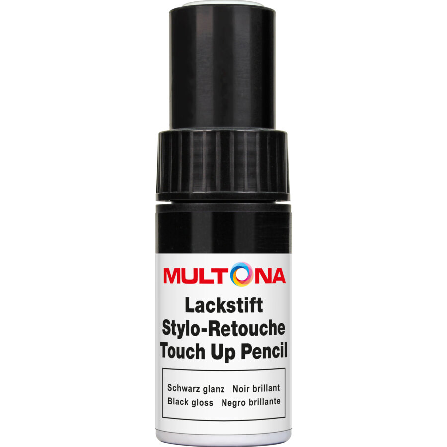 Stylo De Retouche Noir Brillant Multona 501998 9 Milliliter Ml