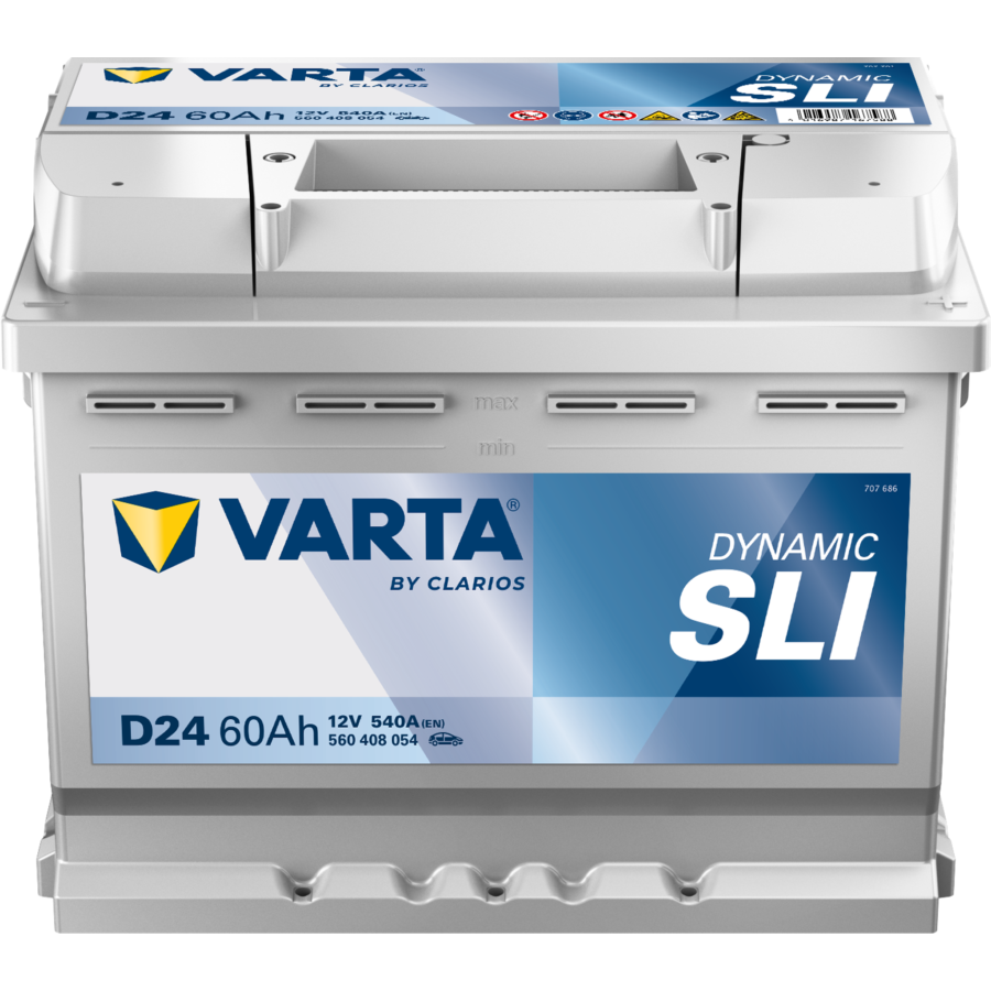 Batterie Varta D24 Blue Sli 60 Ah - 540 A