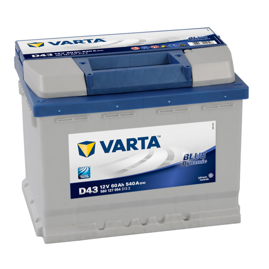 Batterie Varta D43 Blue Dynamic 60 Ah - 540 A