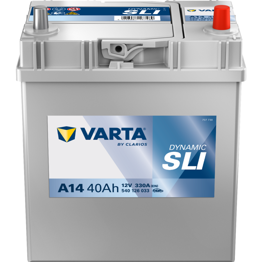 VARTA  Blue Dynamic A14 Batterie Voitures, 12 V 40Ah 330 Amps (En)