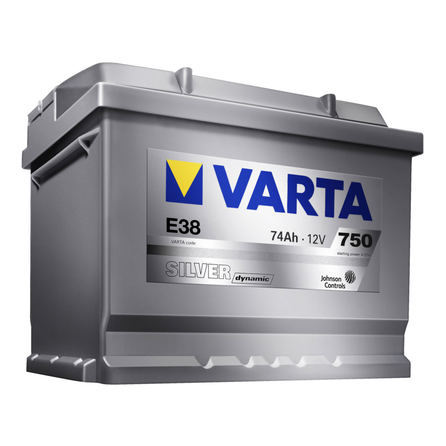Batterie Varta E38 Silver Dynamic 74 Ah - 750 A