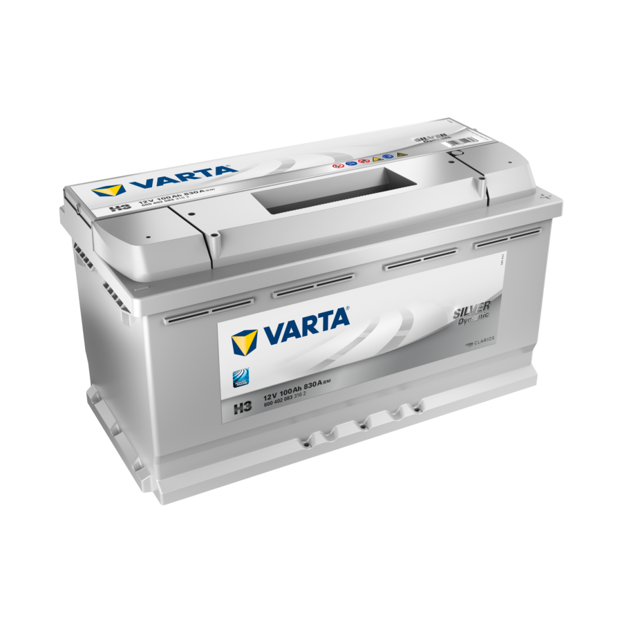 Batterie Starterbatterie Autobatterie Speed L4100 100Ah 830A 12V = Exide  Varta
