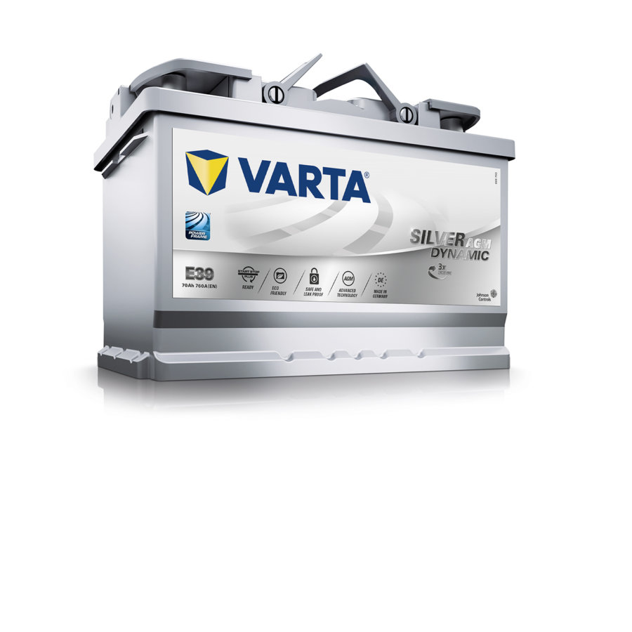 Batterie Start & Stop VARTA E39 Silver Dynamic AGM 70 Ah - 760 A - Norauto