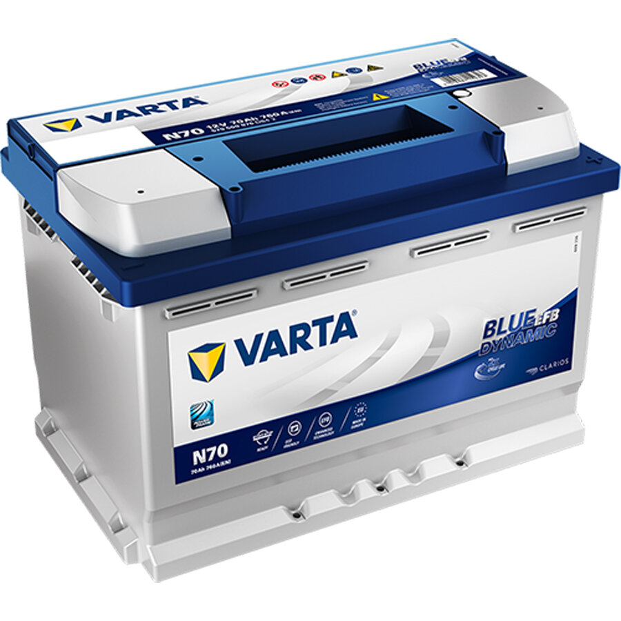 Batterie Varta Start & Stop N70 Efb 70ah 760 A
