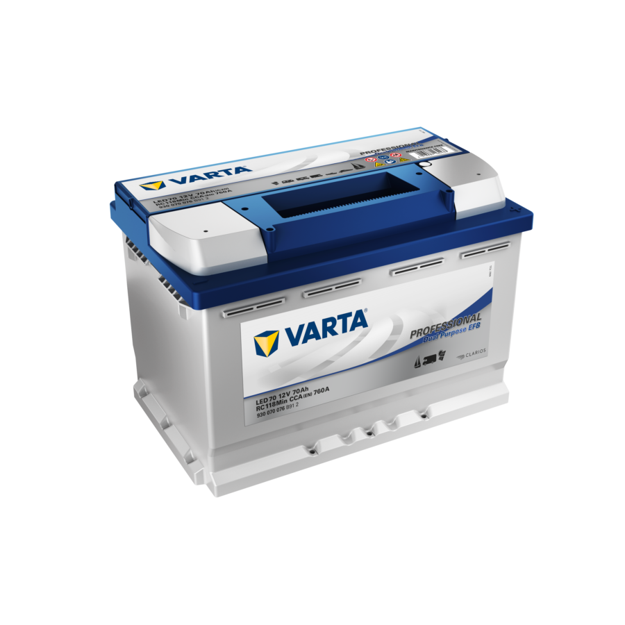 Batterie 70Ah Varta Silver Dynamic agm Start - Équipement auto