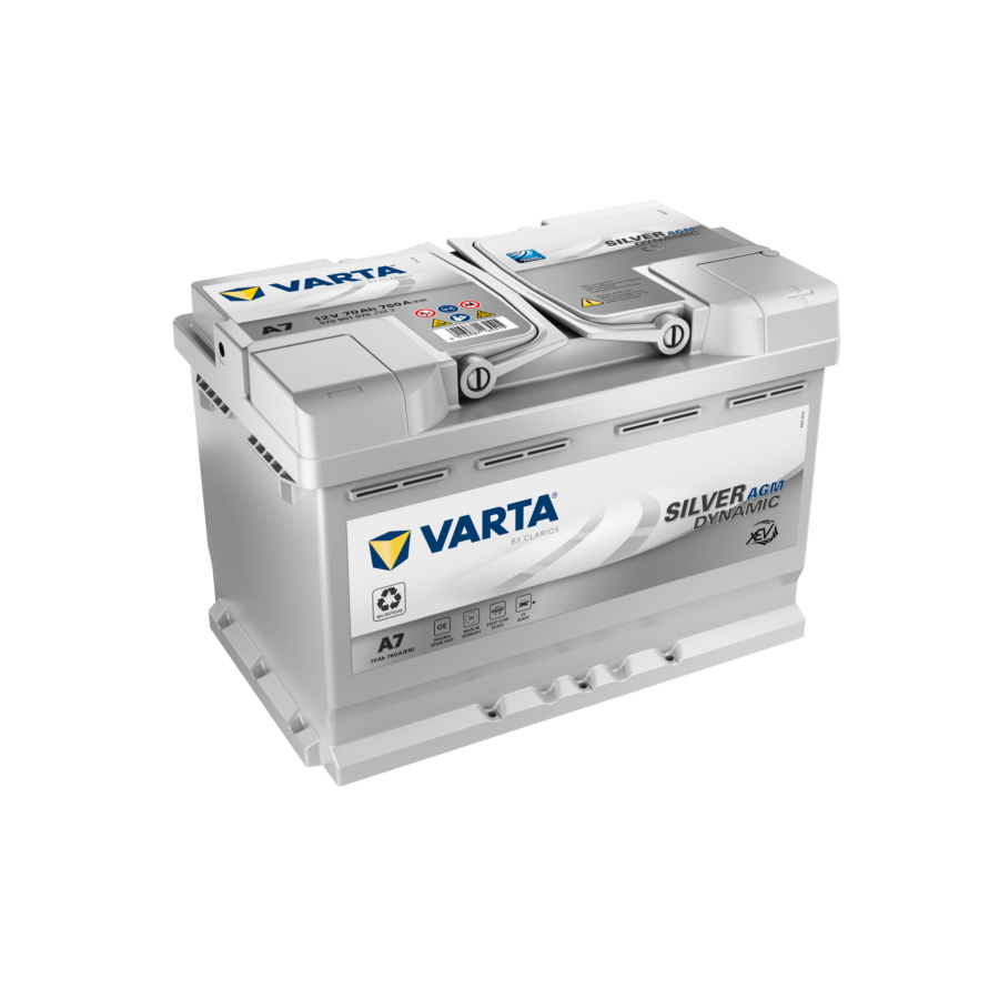 Batterie Varta A7 Start & Stop Silver Dynamic Xev 70 Ah - 760 A
