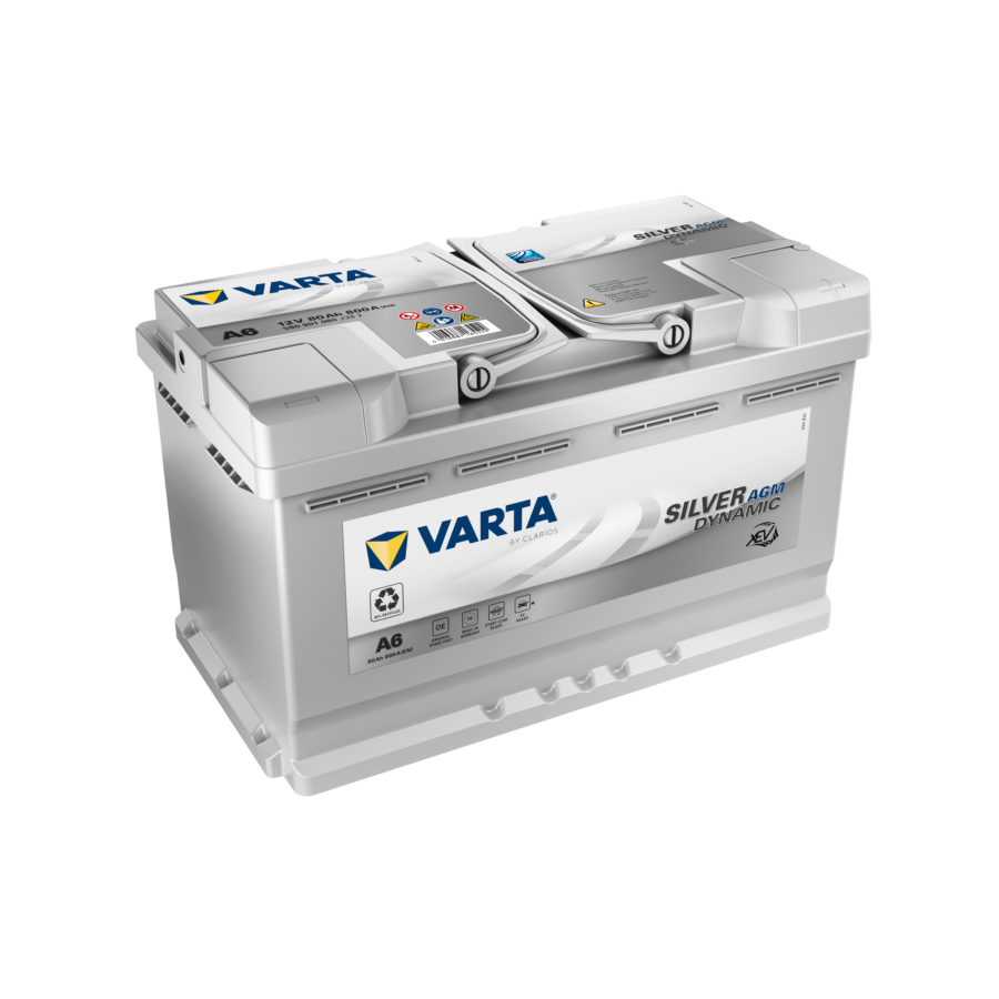 Batterie Varta A6 Start&Stop Silver Dynamic Xev 80 Ah - 800 A