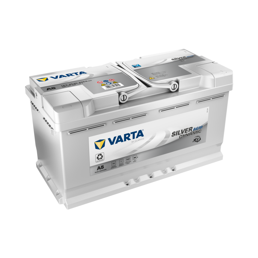 Batterie Varta A5 Start & Stop Silver Dynamic Xev 95 Ah - 850 A