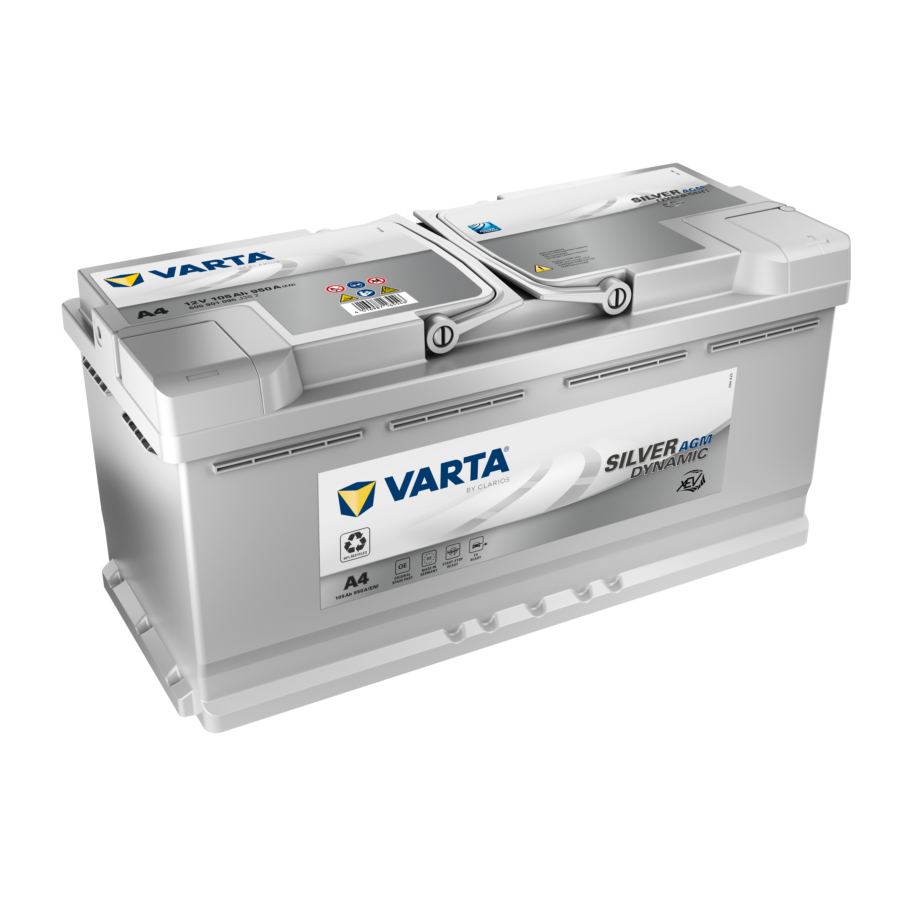 Batterie Varta A4 Start & Stop Silver Dynamic Xev 105 Ah - 950 A