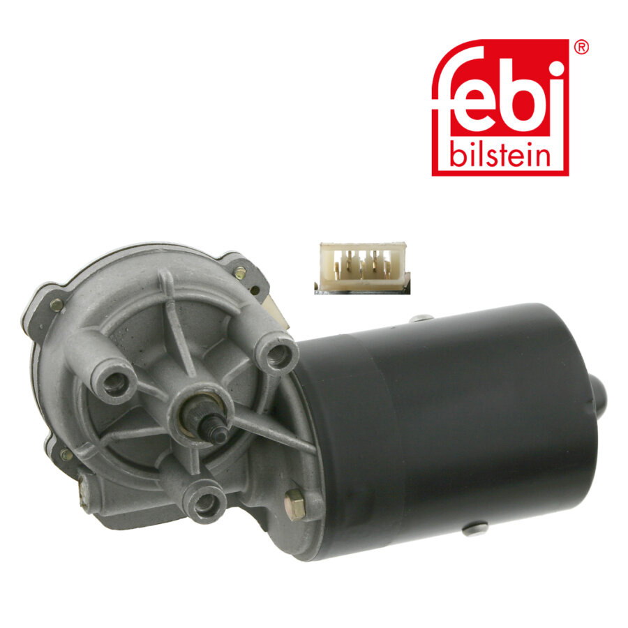 Febi Bilstein 17086 - Moteur D'Essuie-Glace Avant 12V 30W Pour VW Golf 2, Polo, Passat, Jetta Et LT - Qualité Premium Allemande