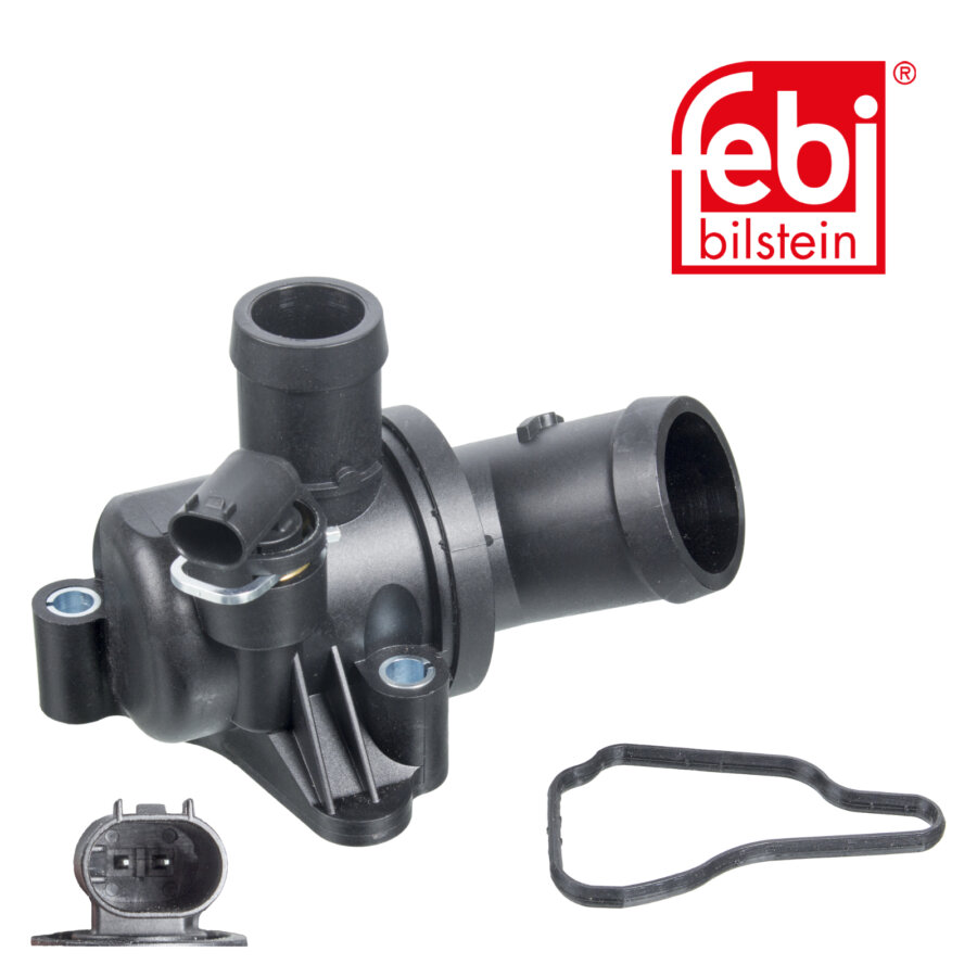 Thermostat Avec Boîtier, Joint Et Commutateur De Température Febi Car 37181