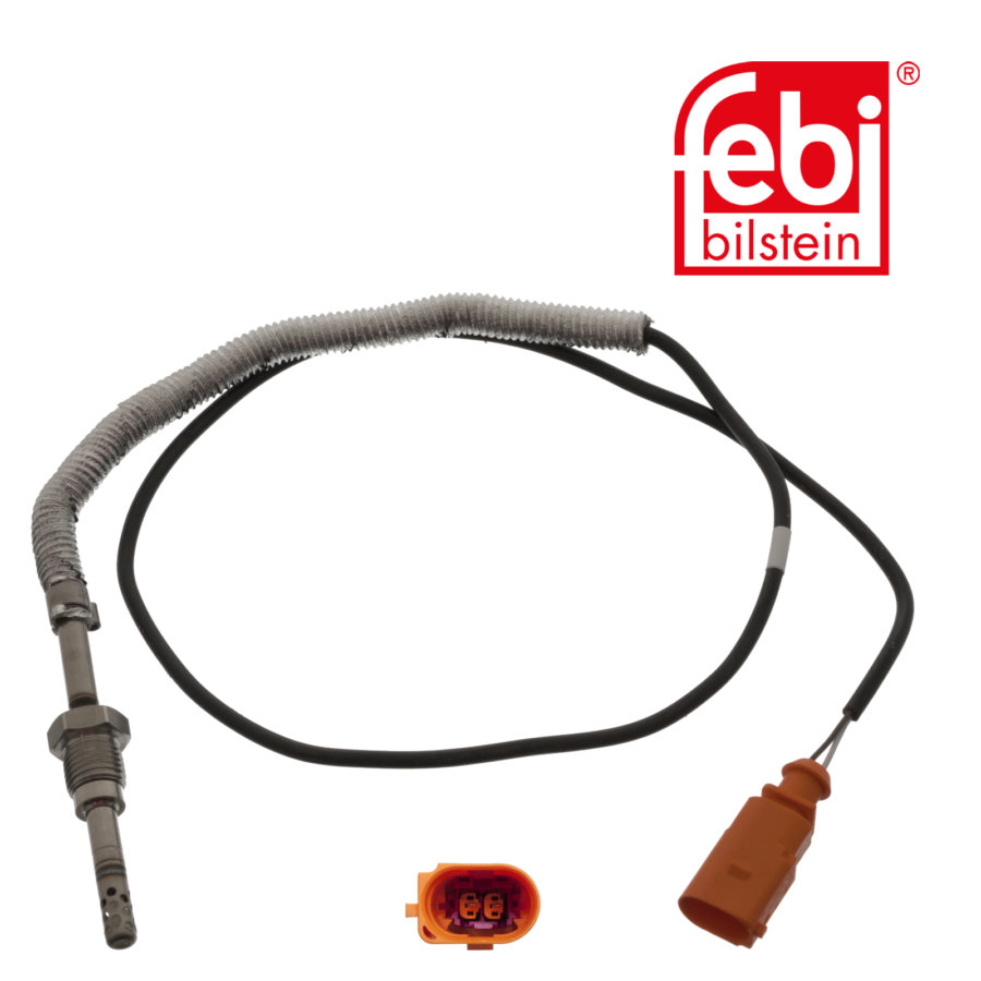 Febi 48850 Sensore Temperatura Gas Di Scarico - Compatibile VW, SEAT, Caddy, Touran, Exeo