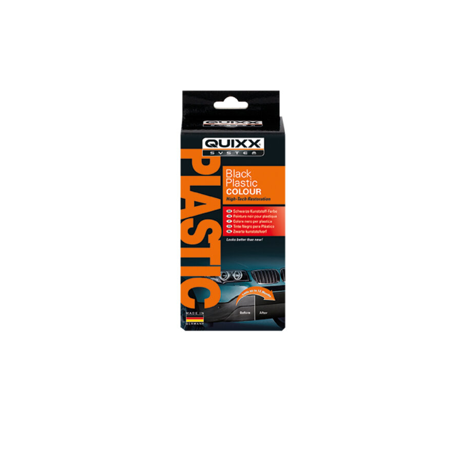 Kit Rénovateur Plastique Noir Extérieur Quixx 75 Ml
