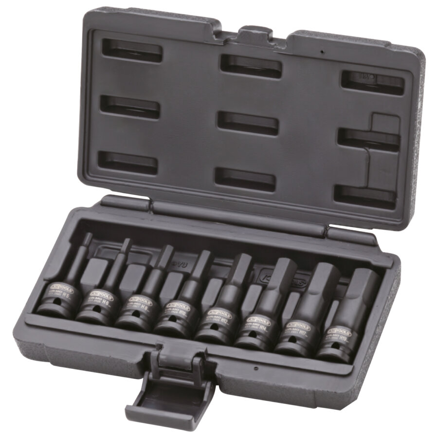 Jeu De 8 Douilles À Chocs Mâles 1/2'' Ks Tools 6 Pans
