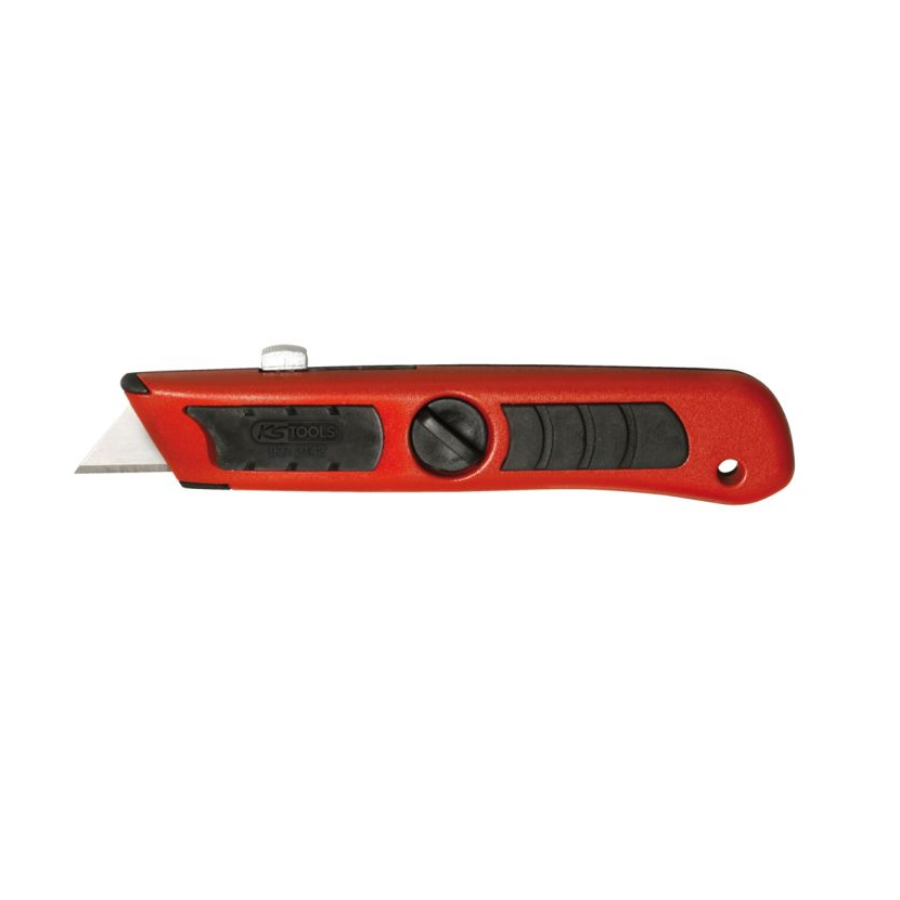 Cutter Universel À Retour De Lame Automatique Ks Tools L.157 Mm
