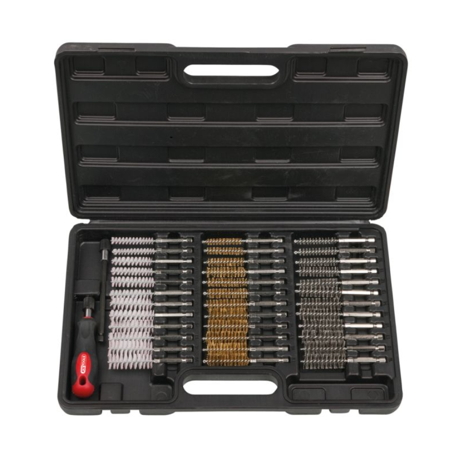Jeu de brosses de nettoyage Ks Tools pour puits de bougie de préchauffage ou