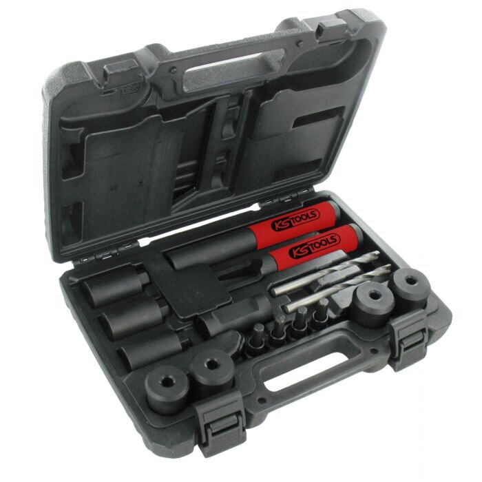 Coffret d'extraction universel pour écrous antivol Ks Tools 16 pièces
