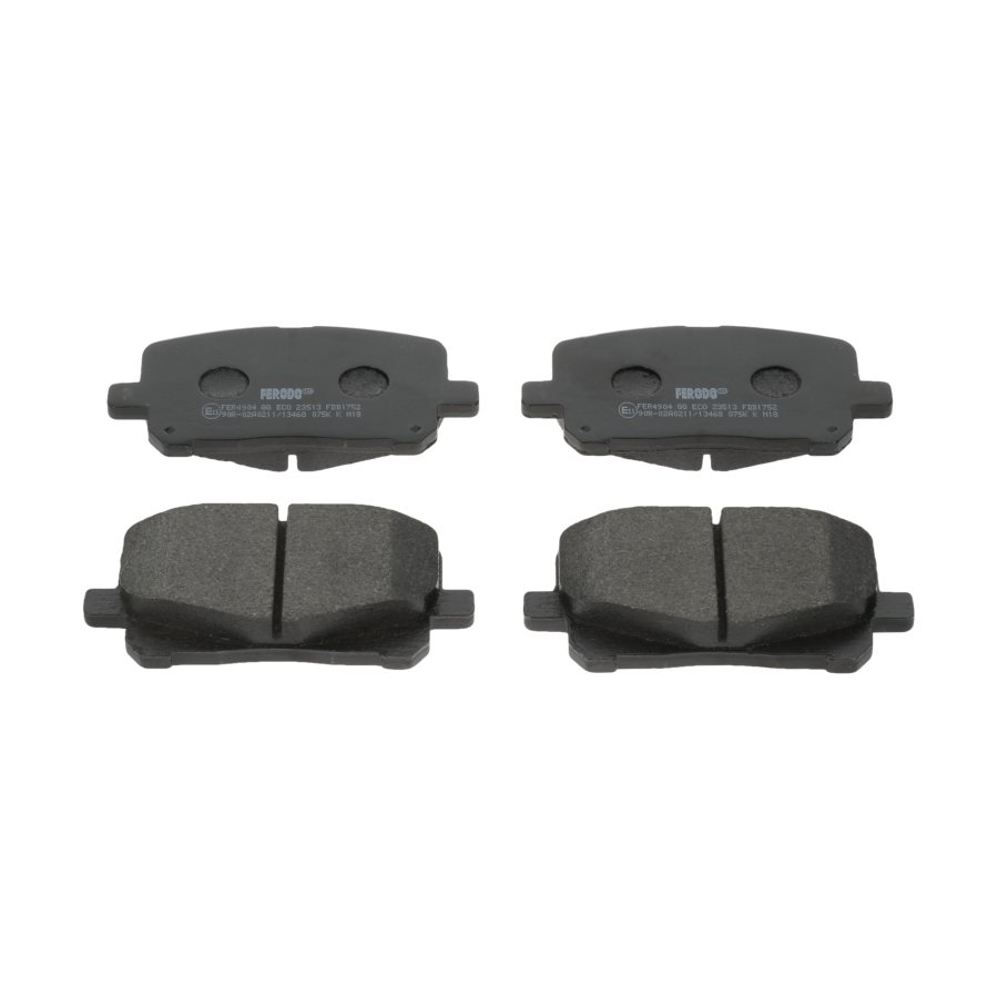 4 Plaquettes De Frein Ferodo Fdb1752