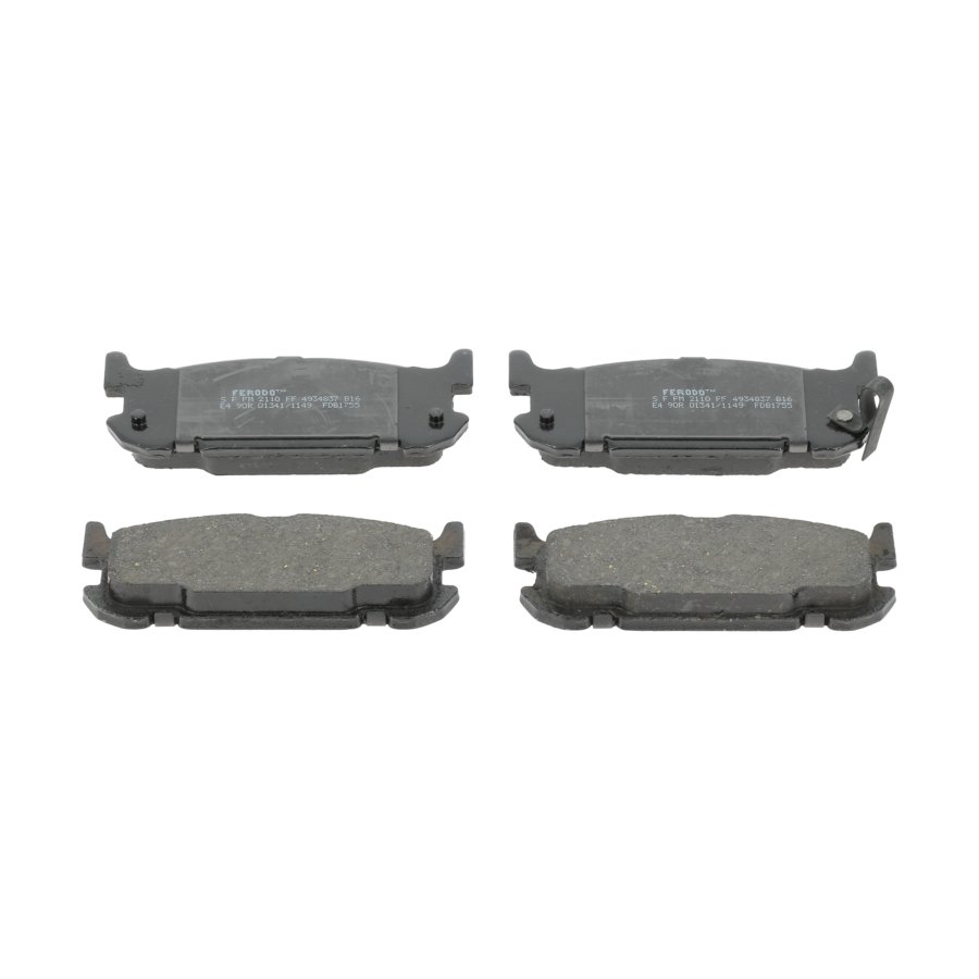 4 Plaquettes De Frein Ferodo Fdb1755
