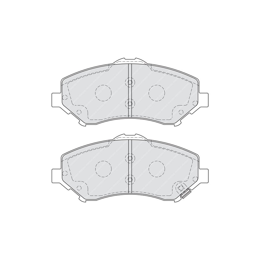 4 Plaquettes De Frein Ferodo Fdb4074