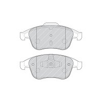 Jeu De 4 Plaquettes De Frein Avant Ferodo FDB4185 - Renault Kangoo 02/08-