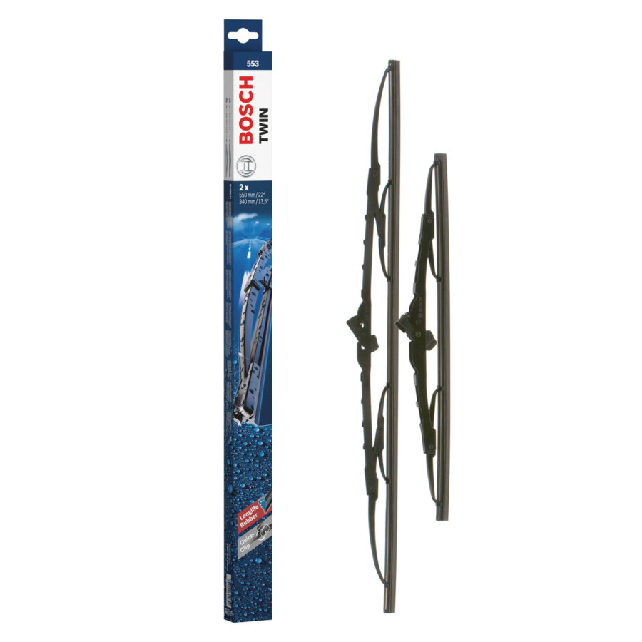 2 Balais D'essuie-glace Bosch Twin 553