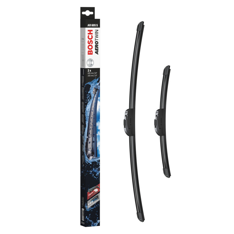 2 Balais D'essuie-glace Bosch Aerotwin Retrofit Ar605s