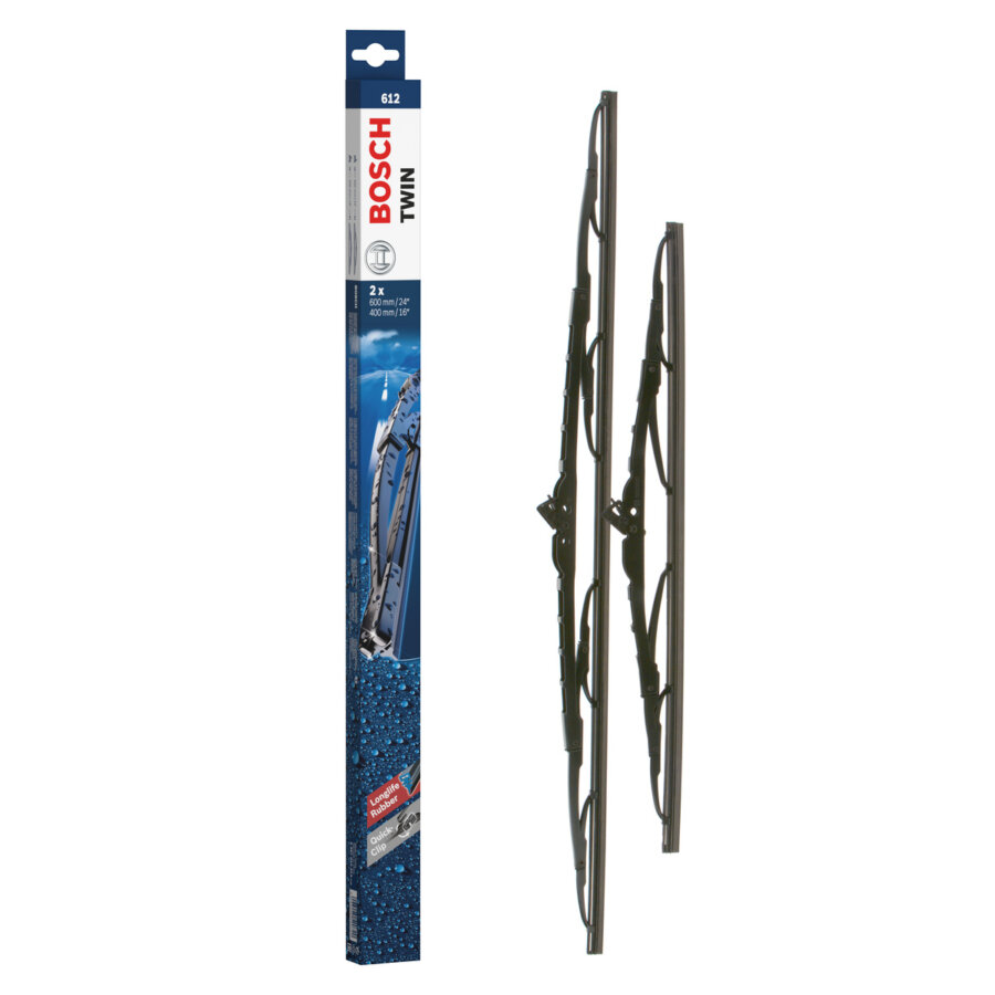 2 Balais D'essuie-glace Bosch Twin 612 600mm/400mm